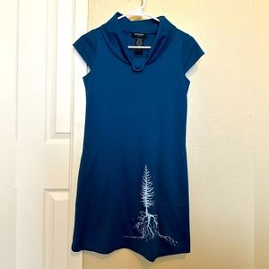 Alaska roots dress. Small blue-green. Lightly used